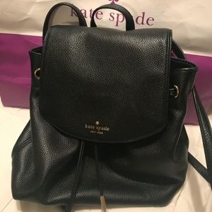 Kate Spade leather mini backpack purse